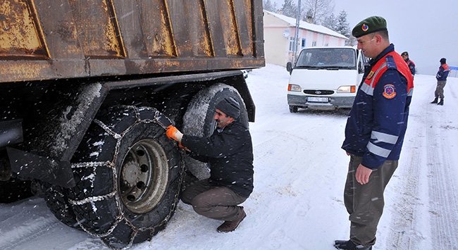 İçişleri Bakanlığından kış lastiği uyarısı