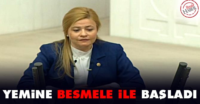Yemine Besmele ile başladı