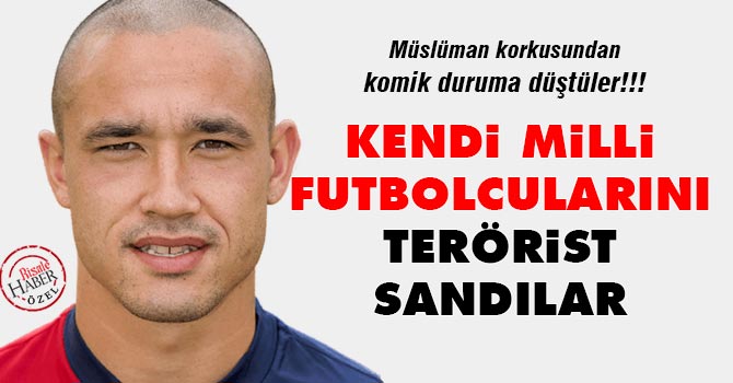 Hızını alamayıp Milli Futbolcularını terörist sandılar