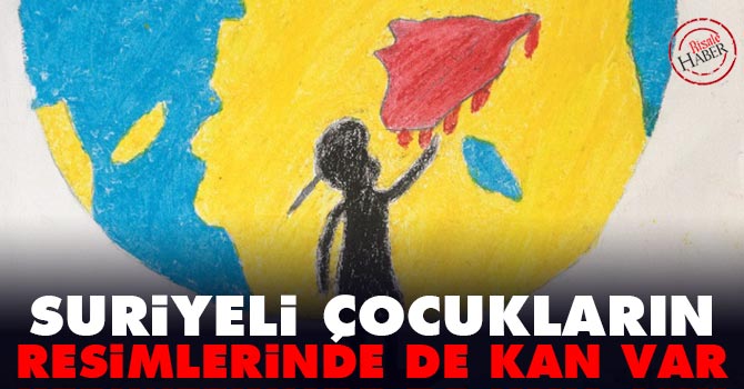Suriyeli çocukların gökyüzü kan kırmızı