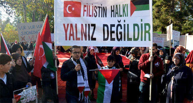 Mazlumder'den Filistin'e destek yürüyüşü