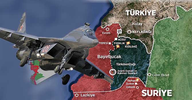 Rusya ve Esed vuruyor Türkmenler direniyor