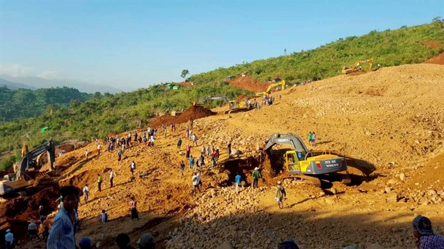 Myanmar'da heyelan: 80 ölü