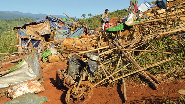 Mynmar'daki heyelanda ölü sayısı 113'e yükseldi