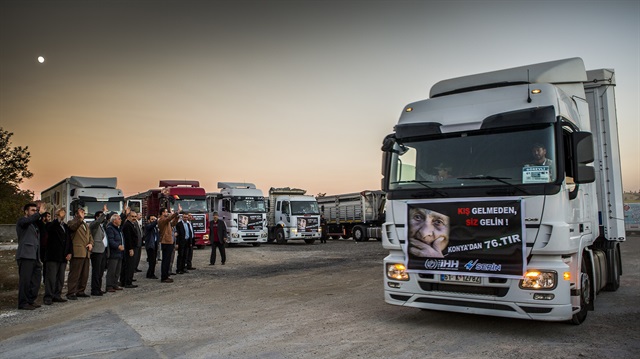 Türkmenlere gidiyor