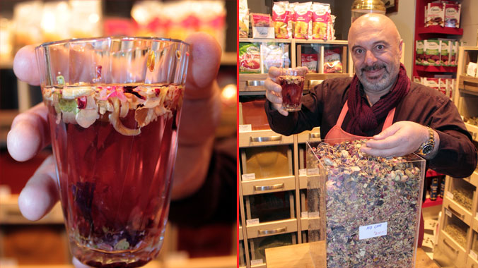 20 bitkinin karışımından ‘kış çayı’ yaptı