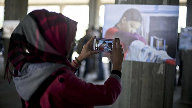 'Gazze'ye Hayatı Geri Getirin' fotoğraf sergisi açıldı