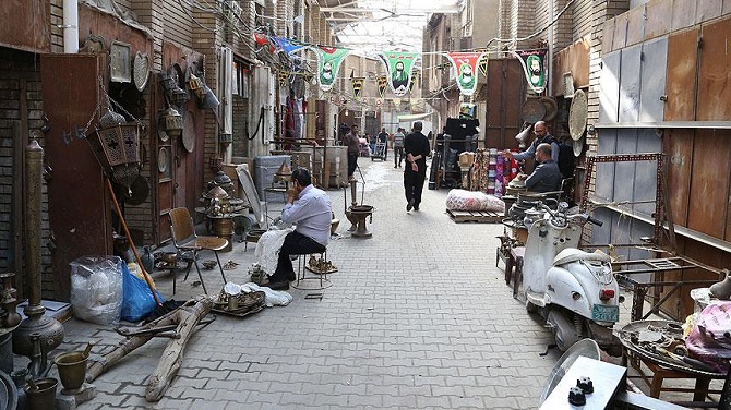 Bağdat'ın tarihi 'Bakırcılar Çarşısı' eski günlerini arıyor