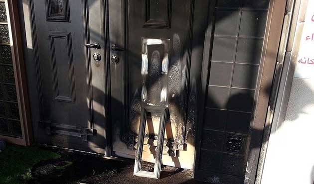 110 yıllık cami yandı