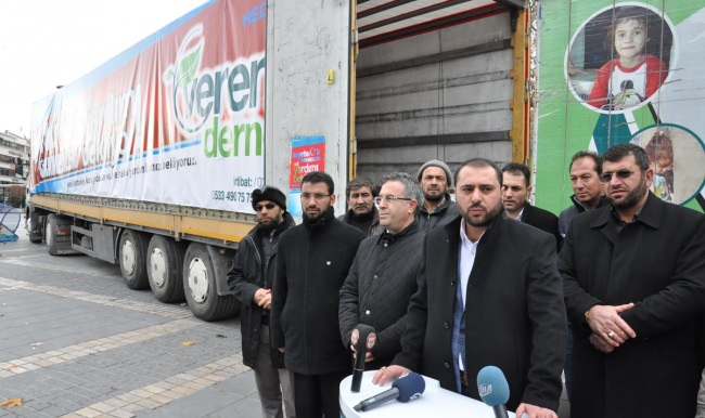 Kayseri'den Bayırbucak Türkmenlerine yardım
