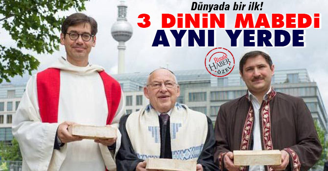 Üç dinin mabedi aynı yerde