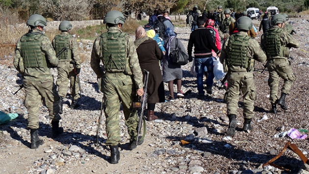 Çanakkale'de 74 yabancı uyruklu yakalandı