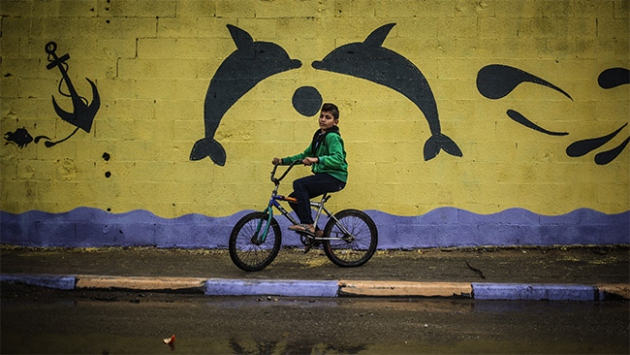 İsrail yıkımının izleri renklerle siliniyor