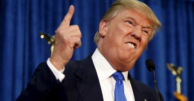 Trump’a protestolu karşılama