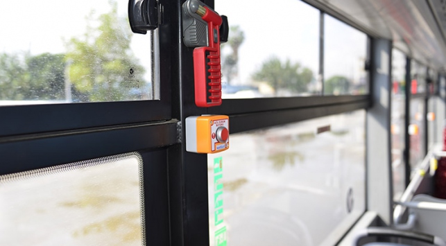 10 ayda 250 belediye otobüsüne panik butonu koydu