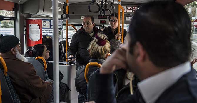 Sivil polislerden hatalı şoförlere 20 bin 228 cezai işlem