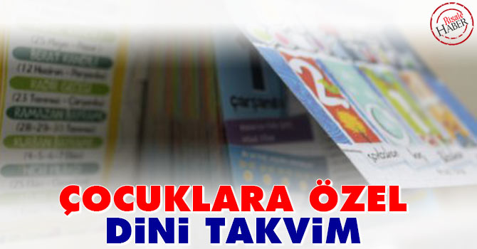 Çocuklara özel dini takvim