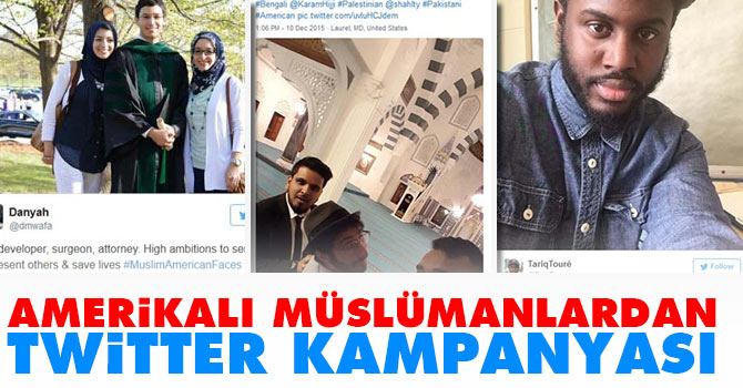 Amerikalı Müslümanlar twitter’dan kampanya başlattı