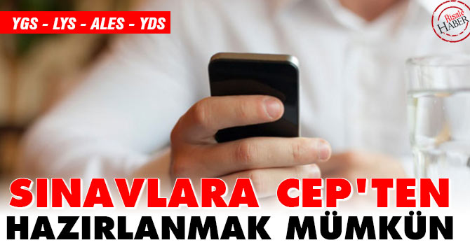 Üniversite sınavlarına "cep"ten hazırlık