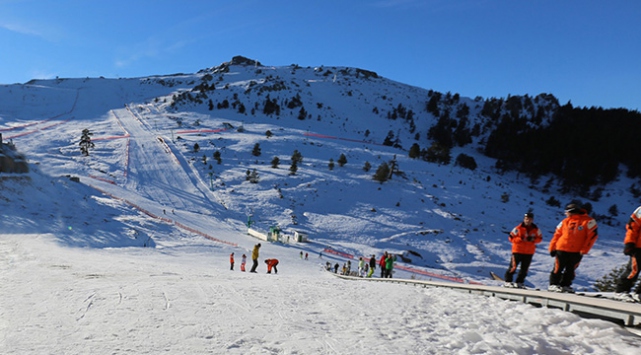 Kayak merkezlerindeki kar kalınlıkları