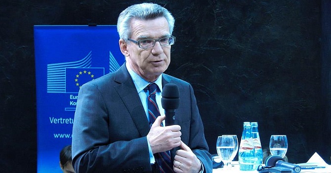 Maiziere: Türkiye'nin sığınmacılar için gösterdiği performans takdir edilmeli