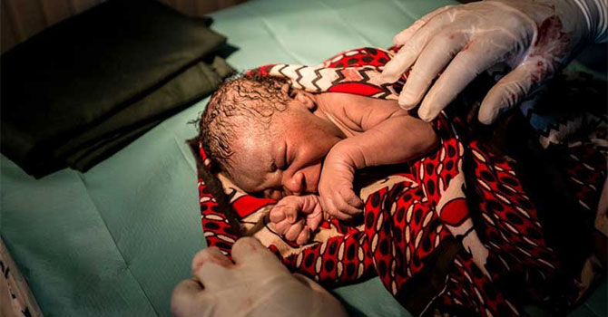 8 bebek'ten 1'i savaşta doğuyor