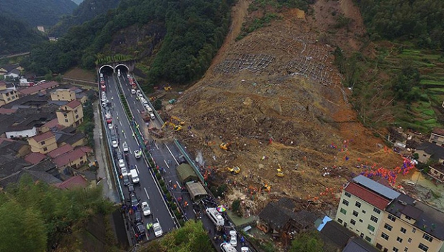 Çin'deki heyelanda kayıpların sayısı yükseldi