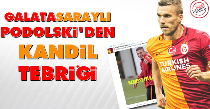 Podolski'den Mevlid kandili tebriği