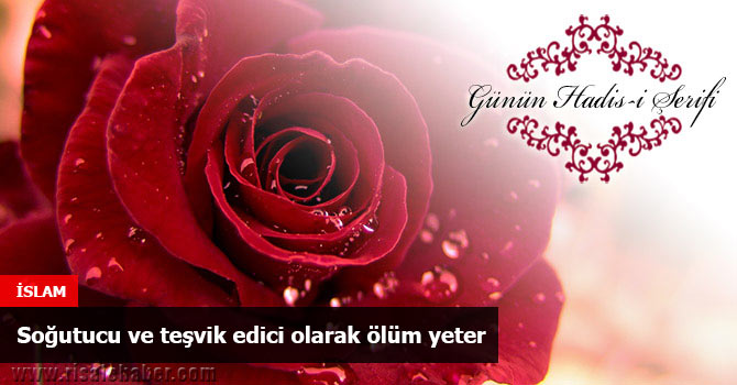 Soğutucu ve teşvik edici olarak ölüm yeter