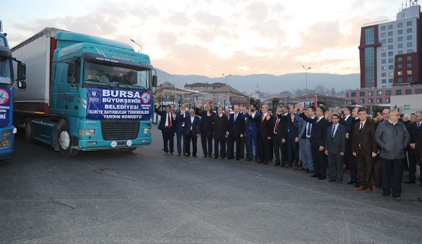 Bursa'dan Suriye'deki Türkmenlere insani yardım