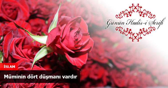 Müminin dört düşmanı vardır