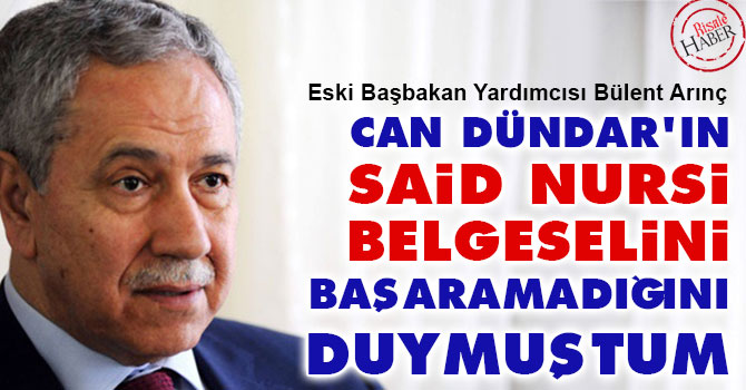 Can Dündar'ın Said Nursi belgeselini başaramadığını duymuştum