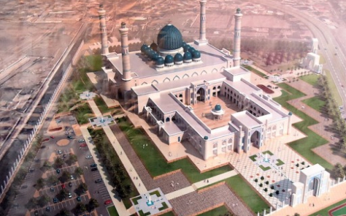 Orta Asya'nın en büyük camisi olacak