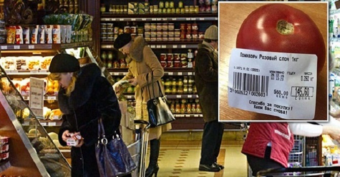 Ruslar domatesin tanesini 6 TL'den yiyor