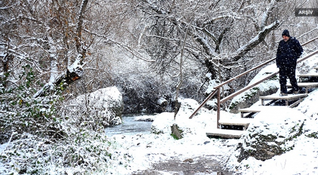 Ihlara Vadisi beyaza büründü