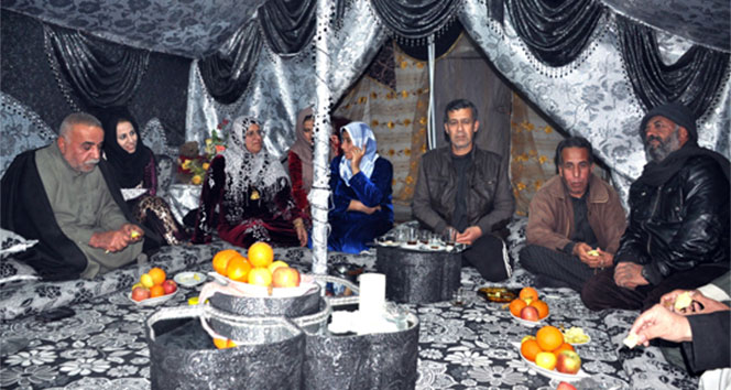 Çadır kentte yılbaşı!