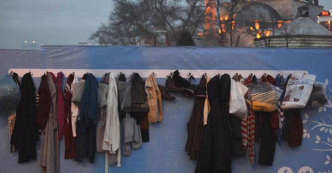 'Dolabında durmasın, sokakları ısıtsın' kampanyası