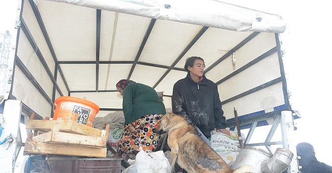 Batman'da çadırda kalan 16 sığınmacı aile evlere yerleştirildi