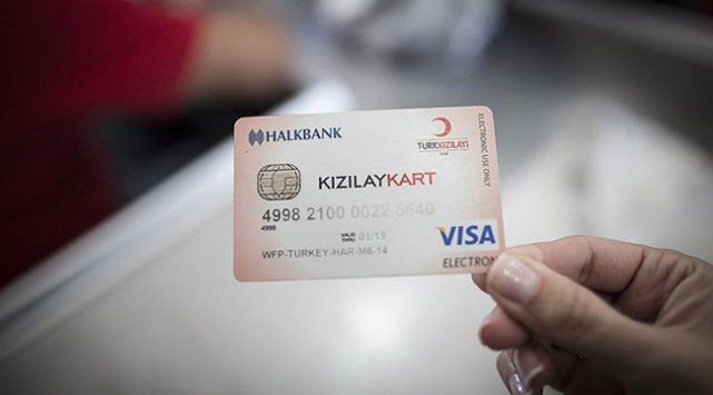 Suriyeliler 'Kızılay Kart' ile ihtiyaçlarını karşılıyor