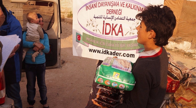 İDKA'dan Suriye'ye 50 ton un