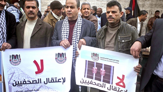 İsrail hapishanelerindeki Filistinliler için protesto düzenlendi