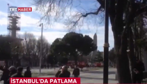 İstanbul Sultanahmet'te meydanında patlama