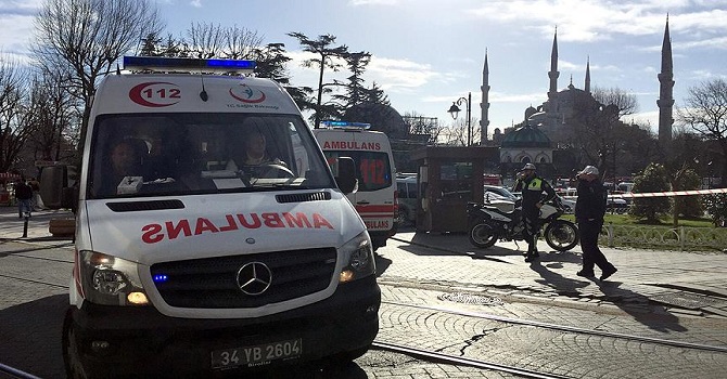 İstanbul Sultanahmet'te patlama: 10 ölü, 15 yaralı