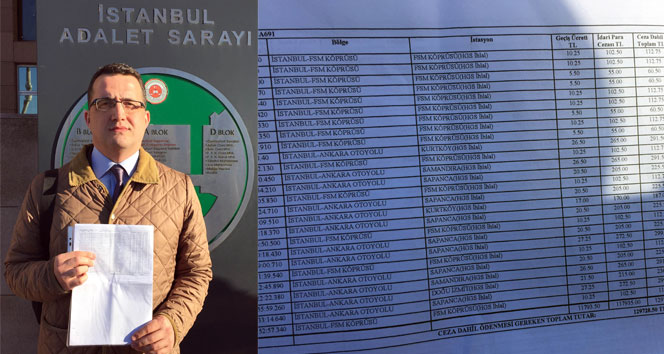 Vatandaşa, 129 bin liralık HGS cezası şoku