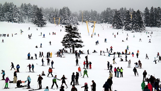 Uludağ'da kar kalınlığı 1,4 metre