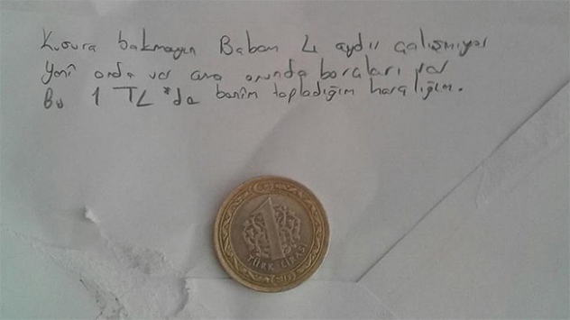 Terör mağdurları için 1 lira bağışlayan Ebru 'ayın öğrencisi' seçildi