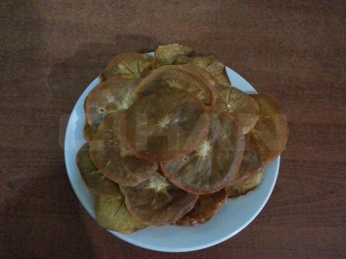 Hurmadan cips yaptı