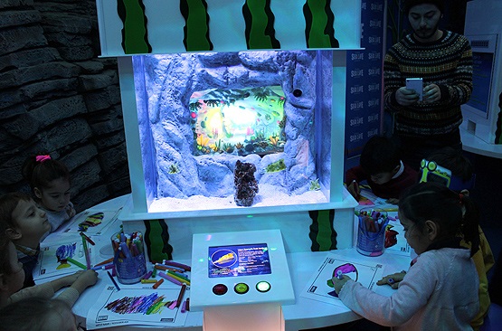 Türkiye'nin ilk 'dijital akvaryum'u açıldı