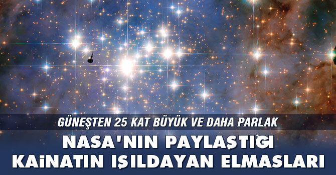 NASA'nın paylaştığı kainâtın 'ışıldayan elmasları'