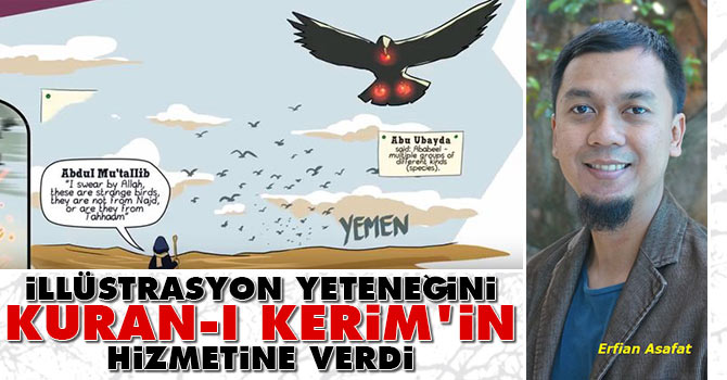İllustrasyon yeteneğini Kur'an-ı Kerim'in hizmetine verdi